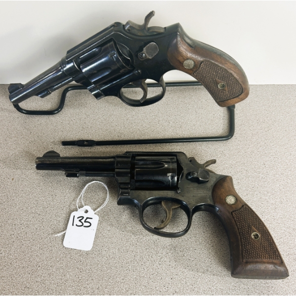 LOT OF 2 - SMITH AND WESSON REVOLVERS - PROHIB