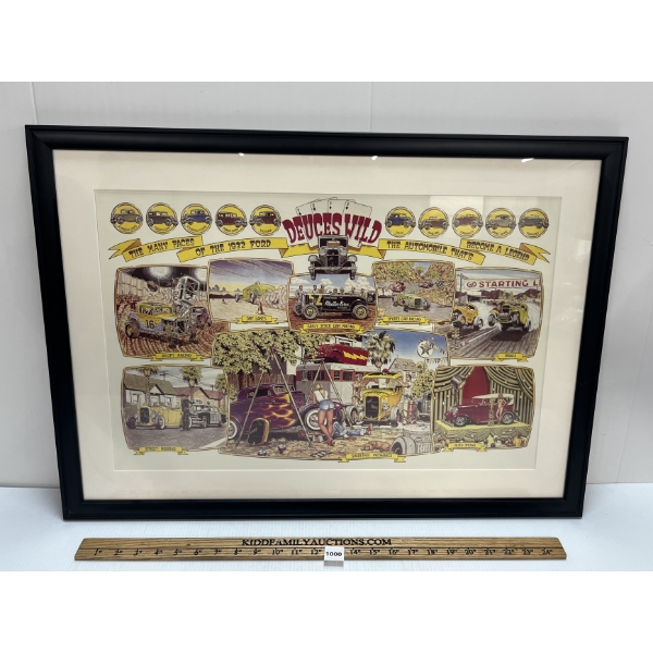 1932 FORD MODELS FRAMED PRINT