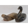 Image 1 : LOT OF 2 - BIRD & SEAL STONE FIGURES