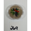 Image 2 : RCM 2014 25 CENT COLOURED COIN - THE SCARLET TANAGER