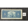 Image 2 : 1937 CDN $5 BANKNOTE