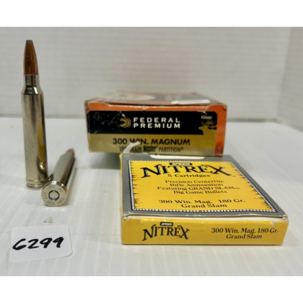 AMMO: 13X MIXED .300 WIN MAG - 180 GR.