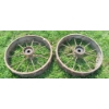 Image 1 : LOT OF 2 - STEEL TRACTOR WHEELS 