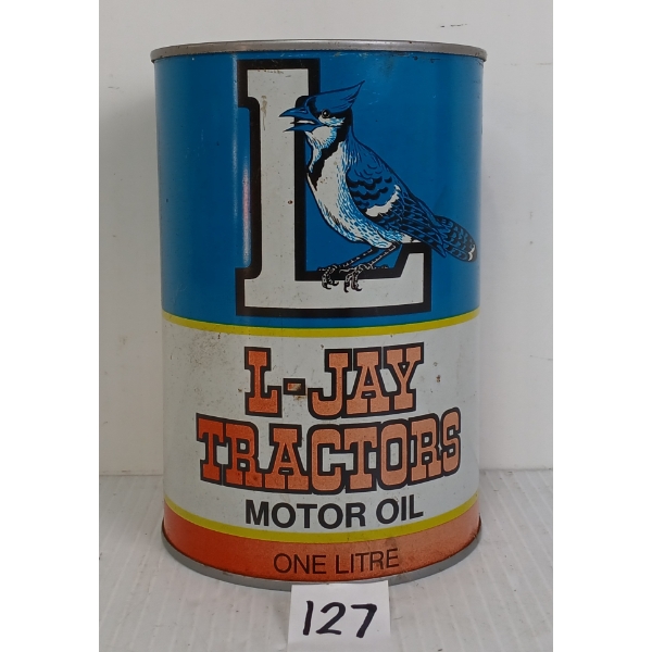L-JAY TRCTORS MOTOR OIL LITRE CAN