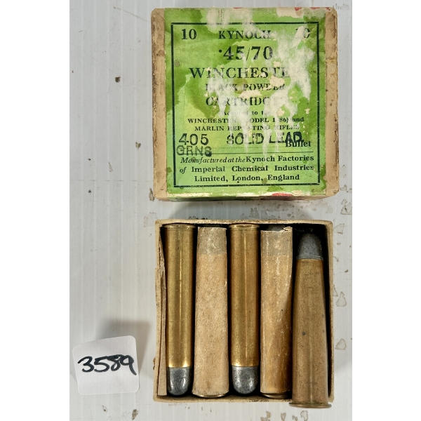 AMMO: 10X KYNOCH .45-70 GOVT - 405 GR LRN