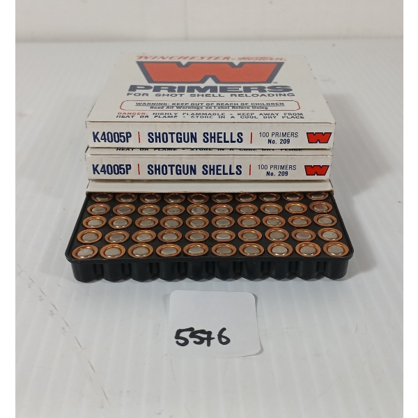 PRIMERS: APPROX 300X WINCHESTER NO. W209 SHOTSHELL PRIMERS