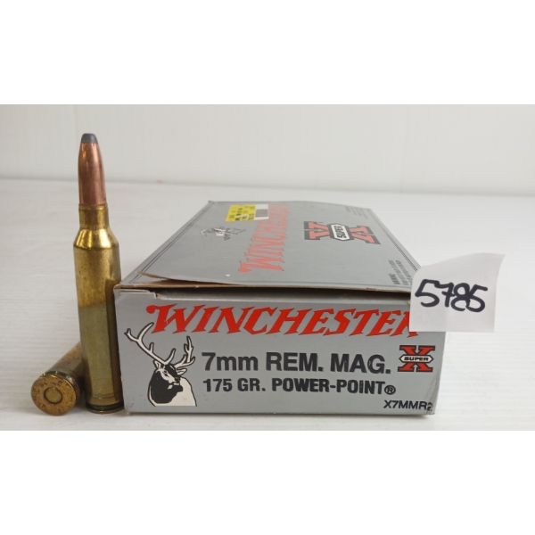 AMMO: 20X WINCHESTER 7MM REM MAG - 175GR - PP