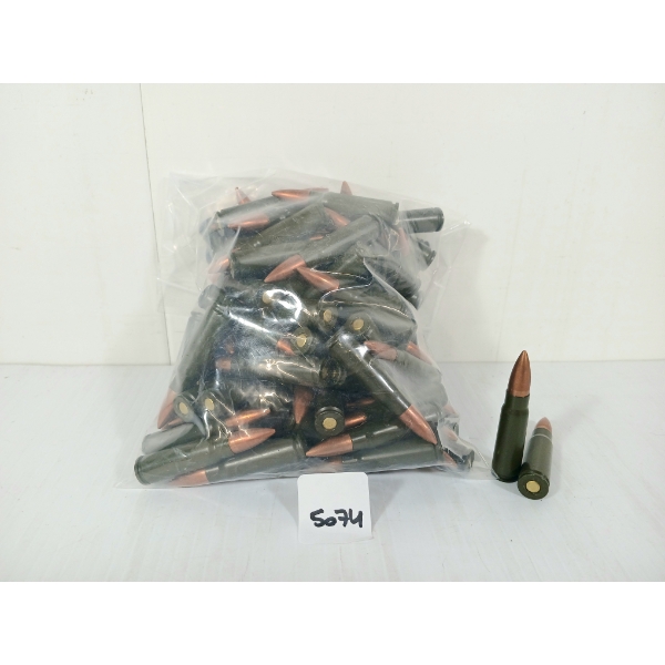 AMMO: 100X MILITARY ISSUE .7.62X39MM 