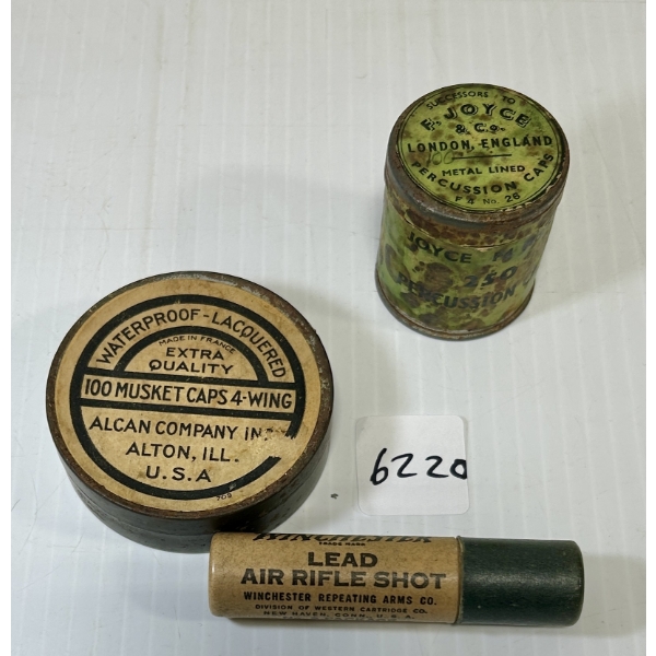 PELLETS / CAPS: APPROX 200X BB & APPROX 50X MUSKET CAPS