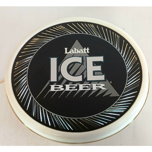 LABATT ICE BEER LIGHT UP MOTION SIGN