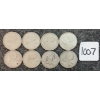Image 1 : LOT OF 8 - 1941-1966 CDN 25 CENT COINS