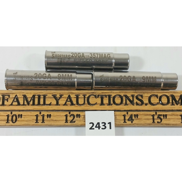 LOT OF 3 - 20GA CHAMBER ADAPTERS