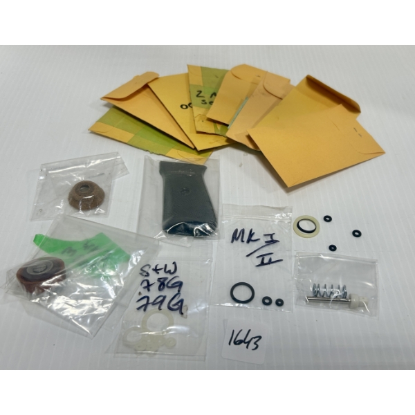 SEAL AND PARTS KITS FOR AIR GUN MODELS MKI, MKII, MKIII