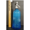 Image 3 : CA ADAMS BOTTLING WORKS - BLUE PYRAMID FLUTED ACID-ETCHED - SELTZER BOTTLE