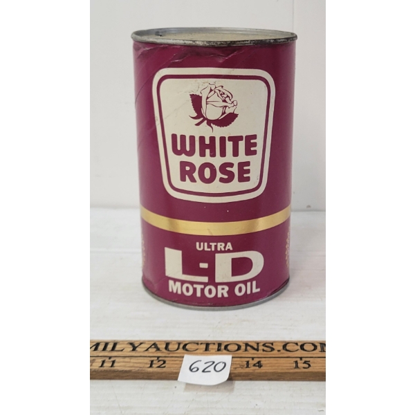 WHITE ROSE ULTRA L-D MOTOR OIL QT FIBRE CAN 