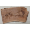 Image 1 : BLACK CHERRY WOOD SLAB W/ LIVE EDGE