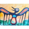 Image 2 : THUNDERBIRD BY UNKNOWN ARTIST - FRAMED ACRYLIC ON CANVAS