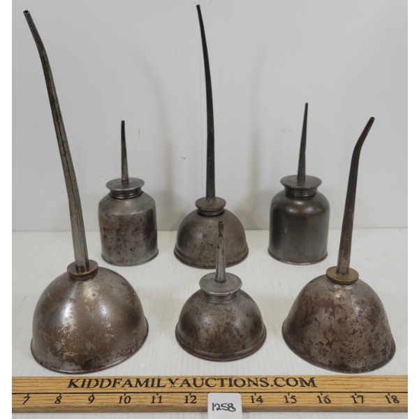 LOT OF 6 - VINTAGE OILERS - PITTSBURGH GEM MFG & CRAFTSMAN