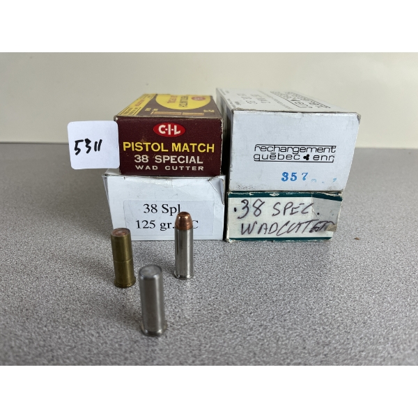 AMMO: 190X MIXED .357/38 SPECIAL 