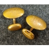 Image 1 : PAIR OF 14K GOLD CUFFLINKS