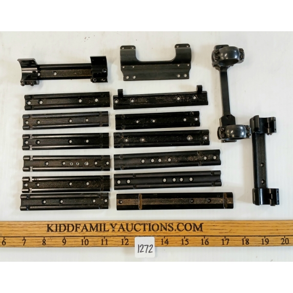 QTY OF SCOPE MOUNT BASES & RAILS