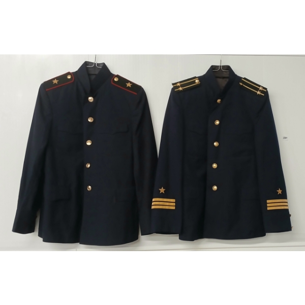 LOT OF 2 - SOVIET RUSSIAN NAVY COATS