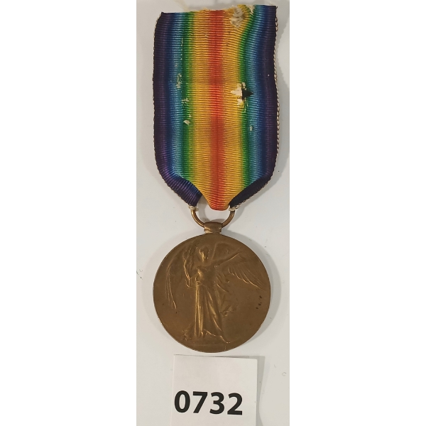 WWI VICTORY MEDAL - 41882 PTE. E. STARR 13-BATT.