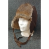 Image 1 : TRAPPER'S BEAVER FUR HAT - QUILT LINED