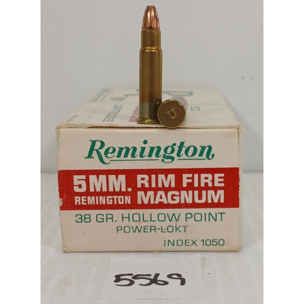 AMMO: 50X REMINGTON 5MM RF - 38GR - HP