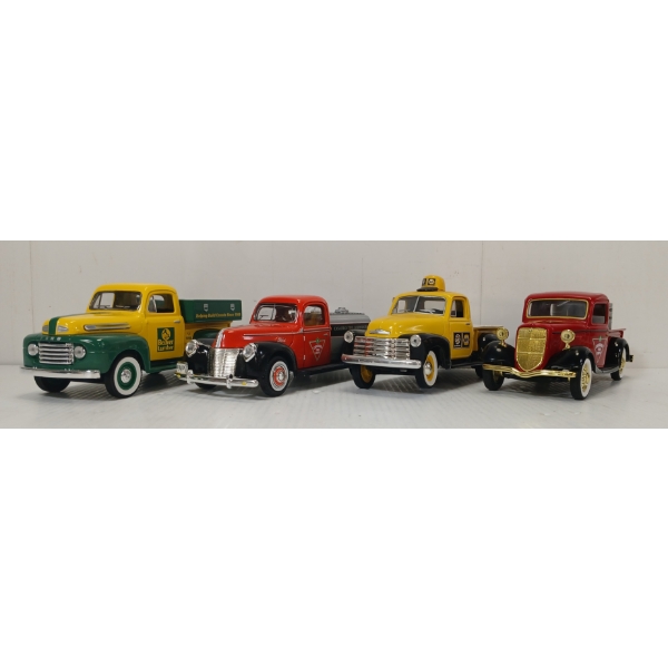 LOT OF 4 - GOLDEN WHEEL / LIBERTY CLASSICS DIECAST MODELS - BEAVER LUMBER, NAPA, ETC