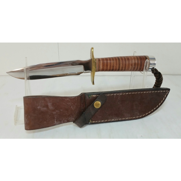 BLACKJACK CLASSIC BLADES MODEL #5 W/ LEATHER SHEATH