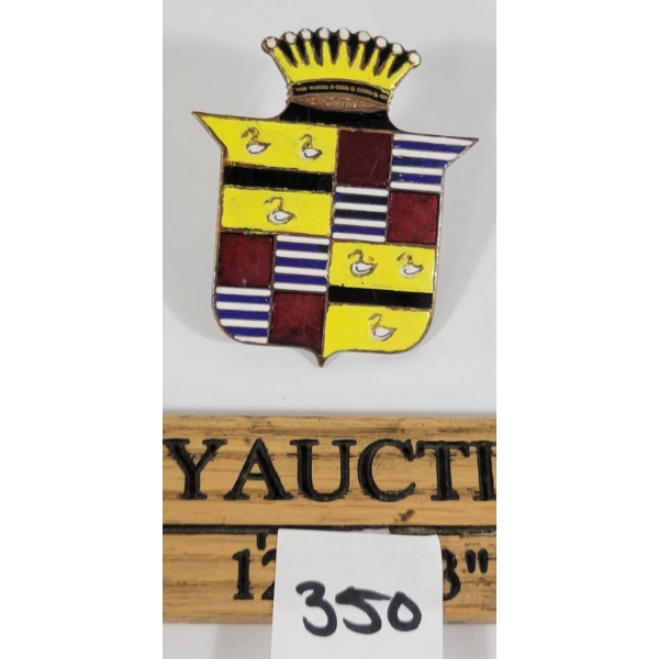 1915 V8 CADILLAC RAD BADGE
