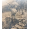 Image 2 : "WOODCOOK SHOOTING" BY FRED SLOCOMBE (1847 - 1920) - FRAMED ETCHING