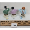 Image 5 : LOT OF 3 - RETROSPECT THE THREE STOOGES MINI FIGURINES