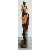 Image 4 : CARVED WOOD LOOK CIGAR STORE FIGURE - NATIVE AMERICAN TOBACO TRADE FIGURE