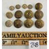 Image 2 : QTY OF MILITARY BUTTONS - INCL 1ST PUNJAB REG'T, ROYAL GRENADIERS, ETC