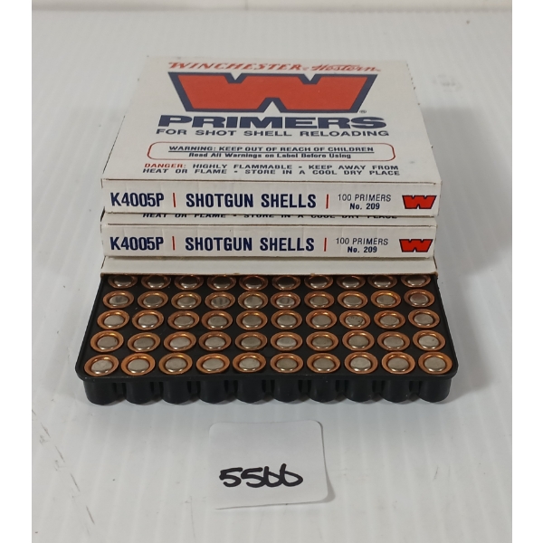 PRIMERS: APPROX 300X WINCHESTER NO. W209 SHOTSHELL PRIMERS