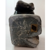 Image 7 : MAN HAULING BY THOMASSIE SIVUARAPIK (1941 - 2009) - STONE
