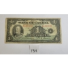 1935 BANK OF CANADA $1 BANKNOTE