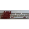 Image 2 : LOT OF 2 - METAL COCA-COLA BOTTLE CARRIER TRAYS