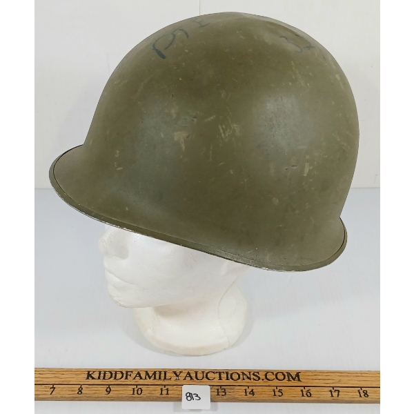US M1 HELMET W/ LINER & CAMO COVER