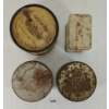 Image 5 : LOT OF 4 - MISC TOBACCO TINS - INCL CARTER HALL & PICOBAC, ETC.