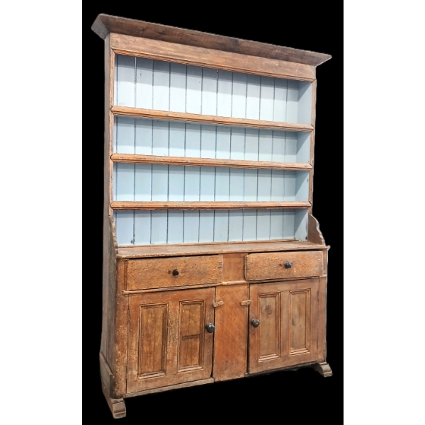 FARM HOUSE KITCHEN HUTCH - MIXED WOOD
