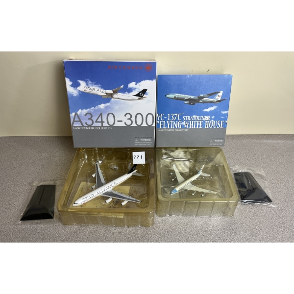DRAGON WINGS A340-300 AND VC-137C FLYING WHITE HOUSE MODELS