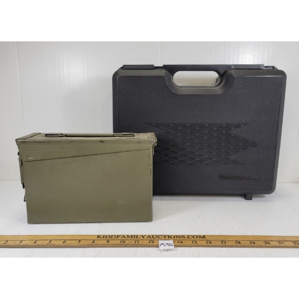 LOT OF 2 - DOSKOCIL HANDGUN CASE & AMMO CRATE