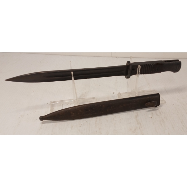 WWII GERMAN K98(?) BAYONET W/ SCABBARD
