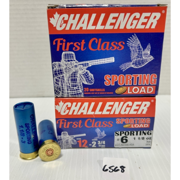AMMO: 40X CHALLENGER 12 GA 2-3/4 IN - #6