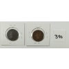 Image 2 : LOT OF 2 - 1886 & 1887 CDN VICTORIAN LARGE PENNIES