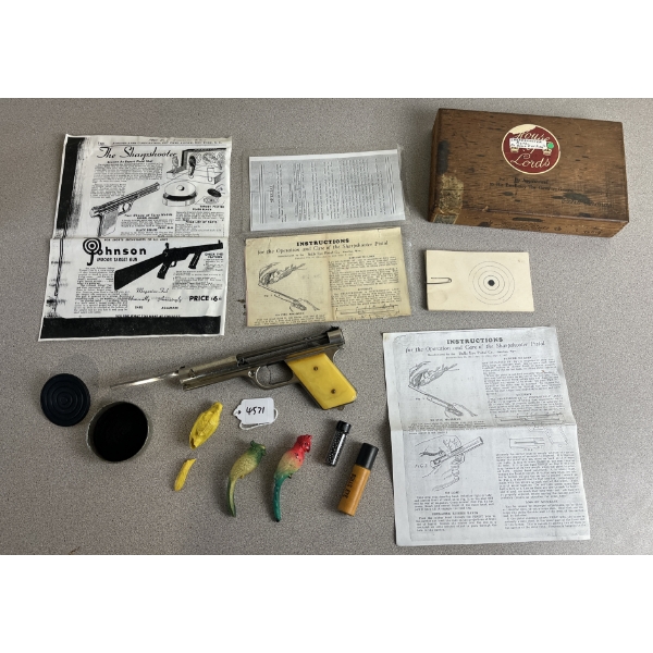 SHARPSHOOTER PISTOL SET BY BULLSEYE PISTOL CO IN BB - NO PAL REQUIRED 