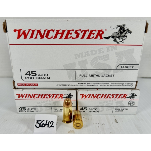 AMMO: 150X WINCHESTER .45 ACP - 230 GR FMJ